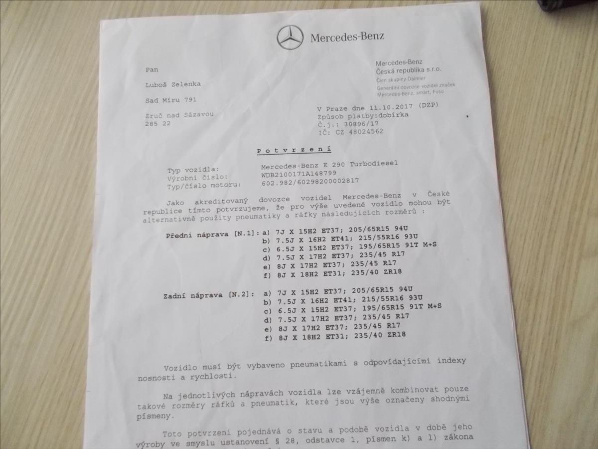 Mercedes-Benz Třídy E