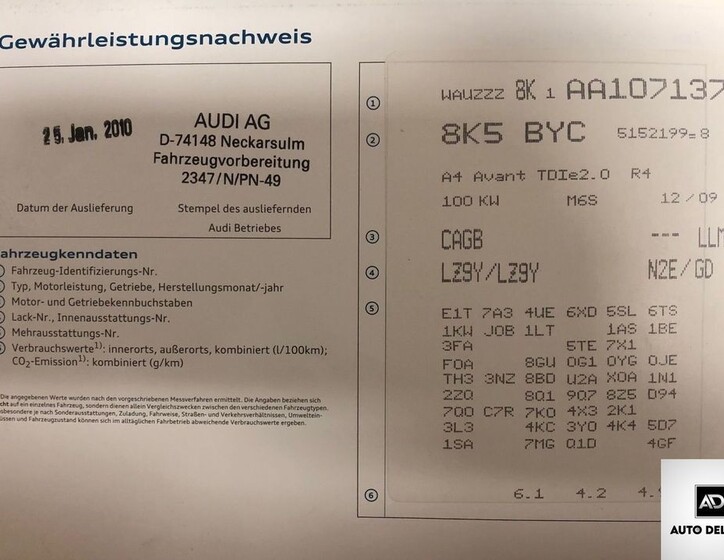 Audi A4 20
