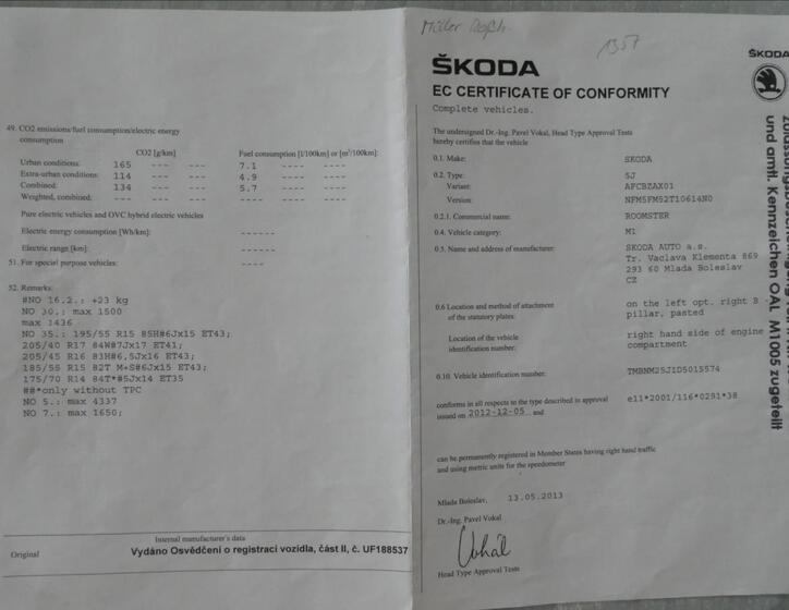 Škoda Roomster 45