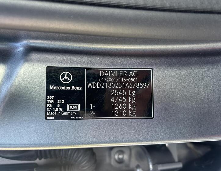 Mercedes-Benz Třídy E 87