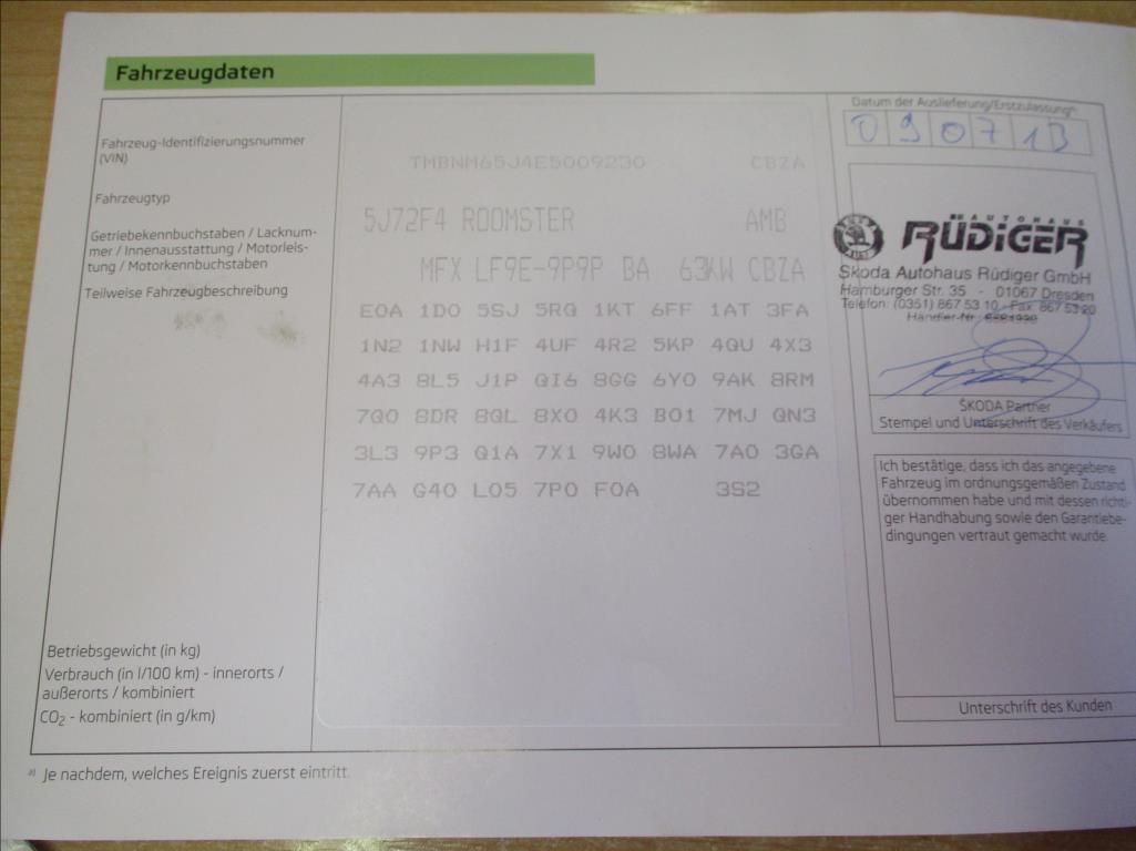 Škoda Roomster