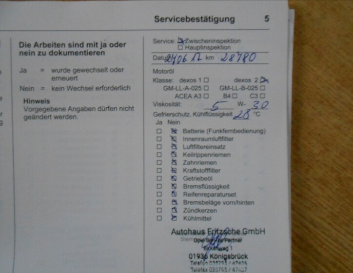 Opel Zafira 36