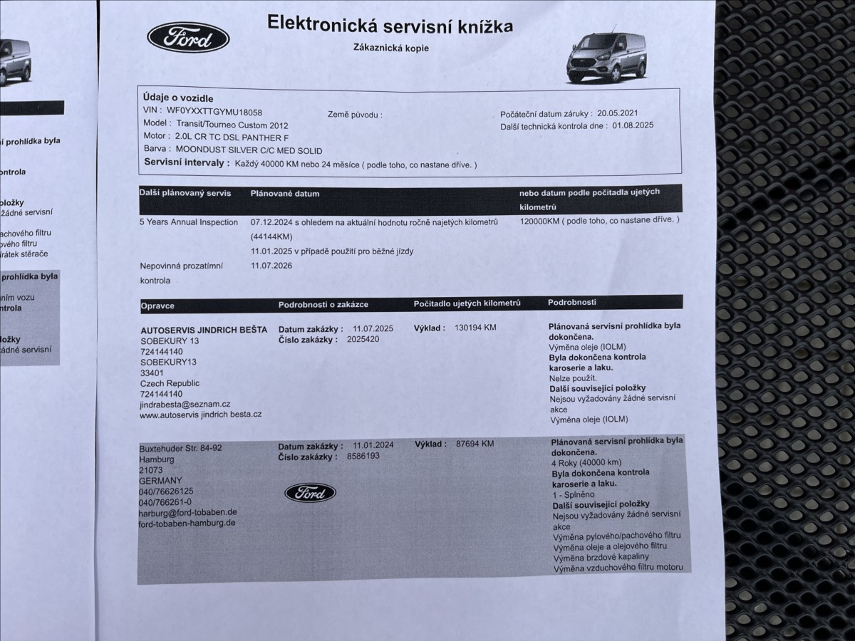 Ford Transit Custom