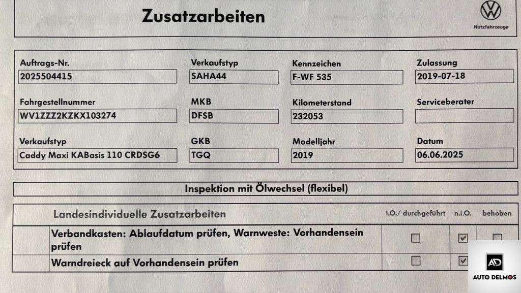Volkswagen Caddy