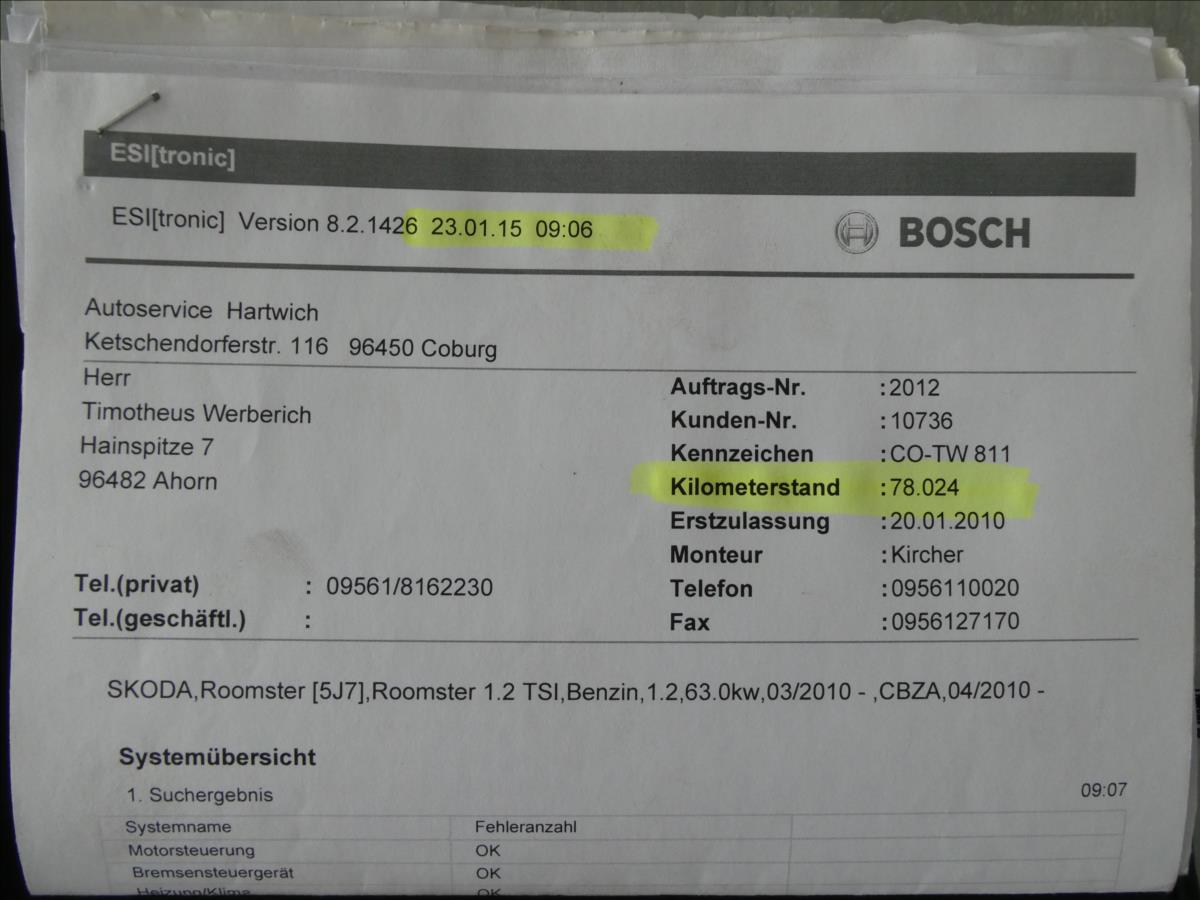 Škoda Roomster