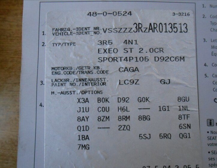 Seat Exeo 31