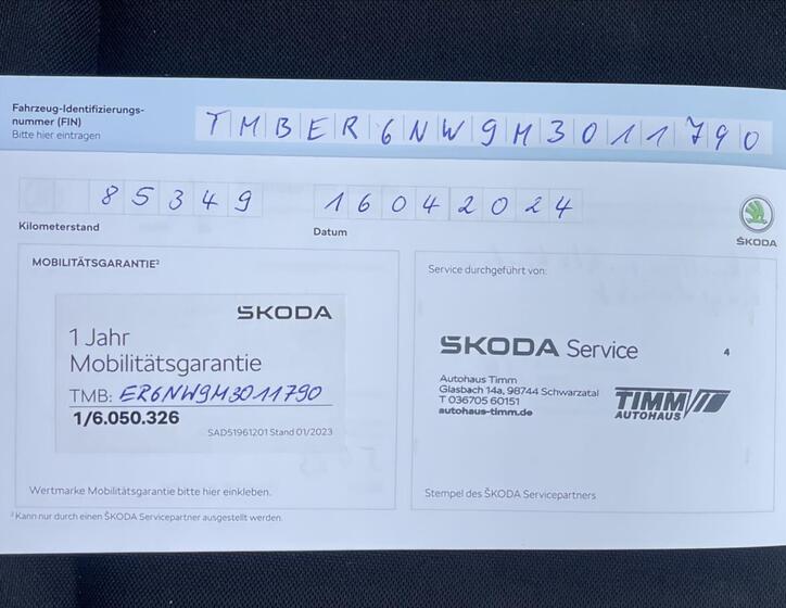 Škoda Scala 16