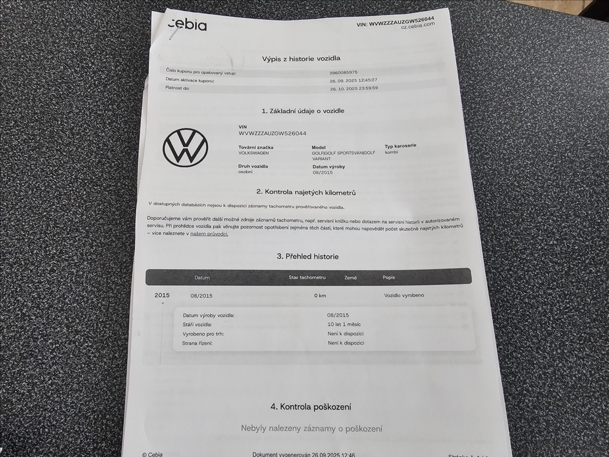 Volkswagen Golf Sportsvan