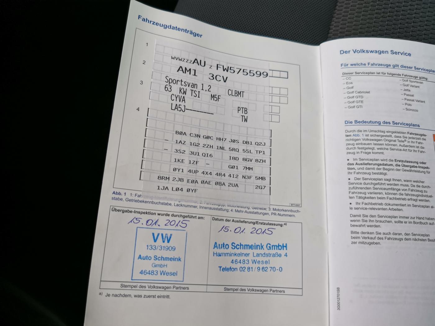 Volkswagen Golf Sportsvan
