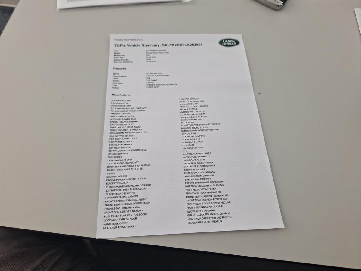 Land Rover Range Rover Velar