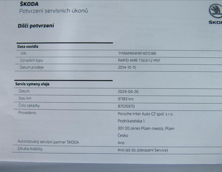 Škoda Rapid 30